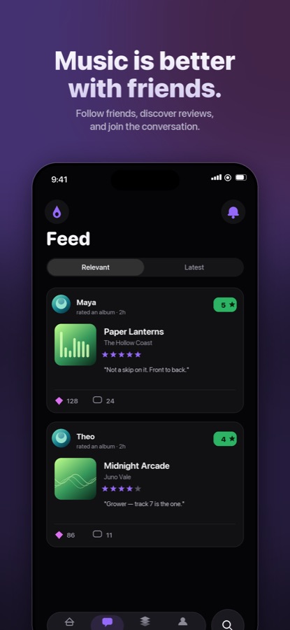 See what friends are rating